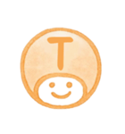 オレンジ・数字とローマ字♪プリチーはんこ（個別スタンプ：34）