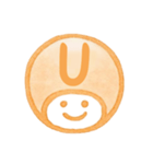 オレンジ・数字とローマ字♪プリチーはんこ（個別スタンプ：35）