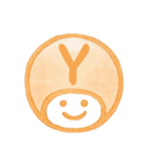 オレンジ・数字とローマ字♪プリチーはんこ（個別スタンプ：39）