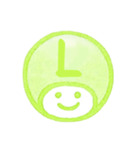 黄緑色・数字とローマ字♪プリチーはんこ（個別スタンプ：26）