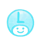 水色・数字とローマ字♪プリチーはんこ（個別スタンプ：26）