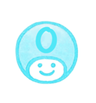 水色・数字とローマ字♪プリチーはんこ（個別スタンプ：29）