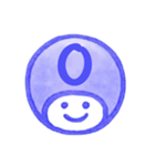 紺色・数字とローマ字♪プリチーはんこ（個別スタンプ：29）