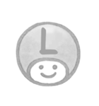 白黒・数字とローマ字♪プリチーはんこ（個別スタンプ：26）