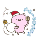 冬のぶたさん【年末年始】（個別スタンプ：18）