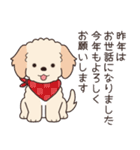 やさしいマルプー『年末年始2026』（個別スタンプ：4）