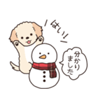 やさしいマルプー『年末年始2026』（個別スタンプ：18）