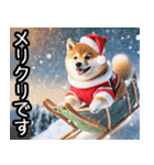 クリスマス☆柴犬（個別スタンプ：7）
