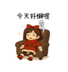 新年の女の子（個別スタンプ：15）