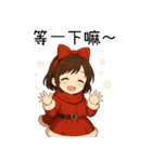 新年の女の子（個別スタンプ：23）