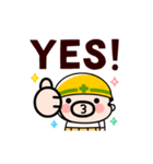 動く！おやじ君お祝いスタンプ（個別スタンプ：5）