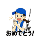 釣り人の気持ちや連絡などのスタンプ（個別スタンプ：21）