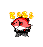 うさぎ目玉ちゃん（正月＆日常）（個別スタンプ：2）