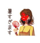 一年中使える♡大人可愛いOL（個別スタンプ：17）