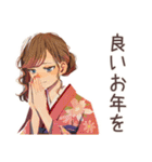一年中使える♡大人可愛いOL（個別スタンプ：24）