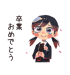 一年中使える★子ども（女の子）日常（個別スタンプ：16）