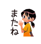 一年中使える★子ども（女の子）日常（個別スタンプ：40）