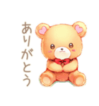 やさしいくまのリモートワーク★一言（個別スタンプ：3）