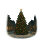 願いを込めて！40種類のクリスマスツリー（個別スタンプ：3）