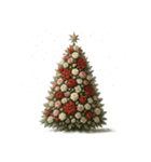 願いを込めて！40種類のクリスマスツリー（個別スタンプ：8）