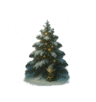 願いを込めて！40種類のクリスマスツリー（個別スタンプ：10）
