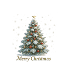 願いを込めて！40種類のクリスマスツリー（個別スタンプ：16）