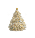 願いを込めて！40種類のクリスマスツリー（個別スタンプ：25）