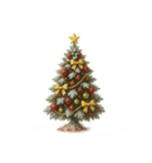 願いを込めて！40種類のクリスマスツリー（個別スタンプ：26）