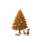 願いを込めて！40種類のクリスマスツリー（個別スタンプ：28）