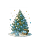 願いを込めて！40種類のクリスマスツリー（個別スタンプ：33）