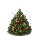 願いを込めて！40種類のクリスマスツリー（個別スタンプ：36）