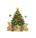 願いを込めて！40種類のクリスマスツリー（個別スタンプ：37）