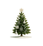 願いを込めて！40種類のクリスマスツリー（個別スタンプ：38）