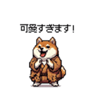 子分ふとっちょ柴犬 一生ついていきます（個別スタンプ：16）