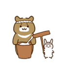 弱気なくまと森の仲間！（個別スタンプ：7）