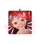 cozocobunネガティブアートスタンプ！（個別スタンプ：8）