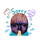 cozocobunネガティブアートスタンプ！（個別スタンプ：37）