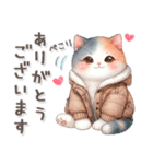 猫がいっぱい♡大人可愛いお正月【改訂版】（個別スタンプ：22）