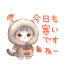 猫がいっぱい♡大人可愛いお正月【改訂版】（個別スタンプ：25）