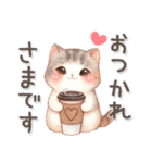 猫がいっぱい♡大人可愛いお正月【改訂版】（個別スタンプ：30）