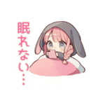たれ耳うさぎ女子の夜ふかし（個別スタンプ：4）