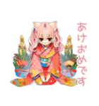 一年中使える★ねこみみメイド（個別スタンプ：32）