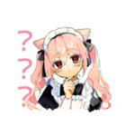 一年中使える★ねこみみメイド（個別スタンプ：37）