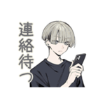 金髪男子のお礼★確認スタンプ（個別スタンプ：31）