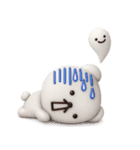 ず～っと使える♡とても働くしろくまさん（個別スタンプ：11）