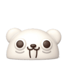 ず～っと使える♡とても働くしろくまさん（個別スタンプ：12）