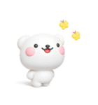 ず～っと使える♡とても働くしろくまさん（個別スタンプ：24）