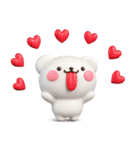 ず～っと使える♡とても働くしろくまさん（個別スタンプ：31）