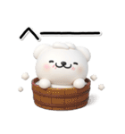 ず～っと使える♡とても働くしろくまさん（個別スタンプ：39）