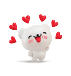 ず～っと使える♡とても働くしろくまさん（個別スタンプ：40）